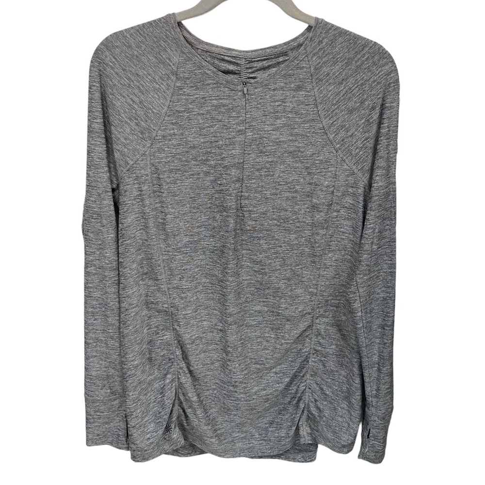 Athleta Gray Long Sleeve Top